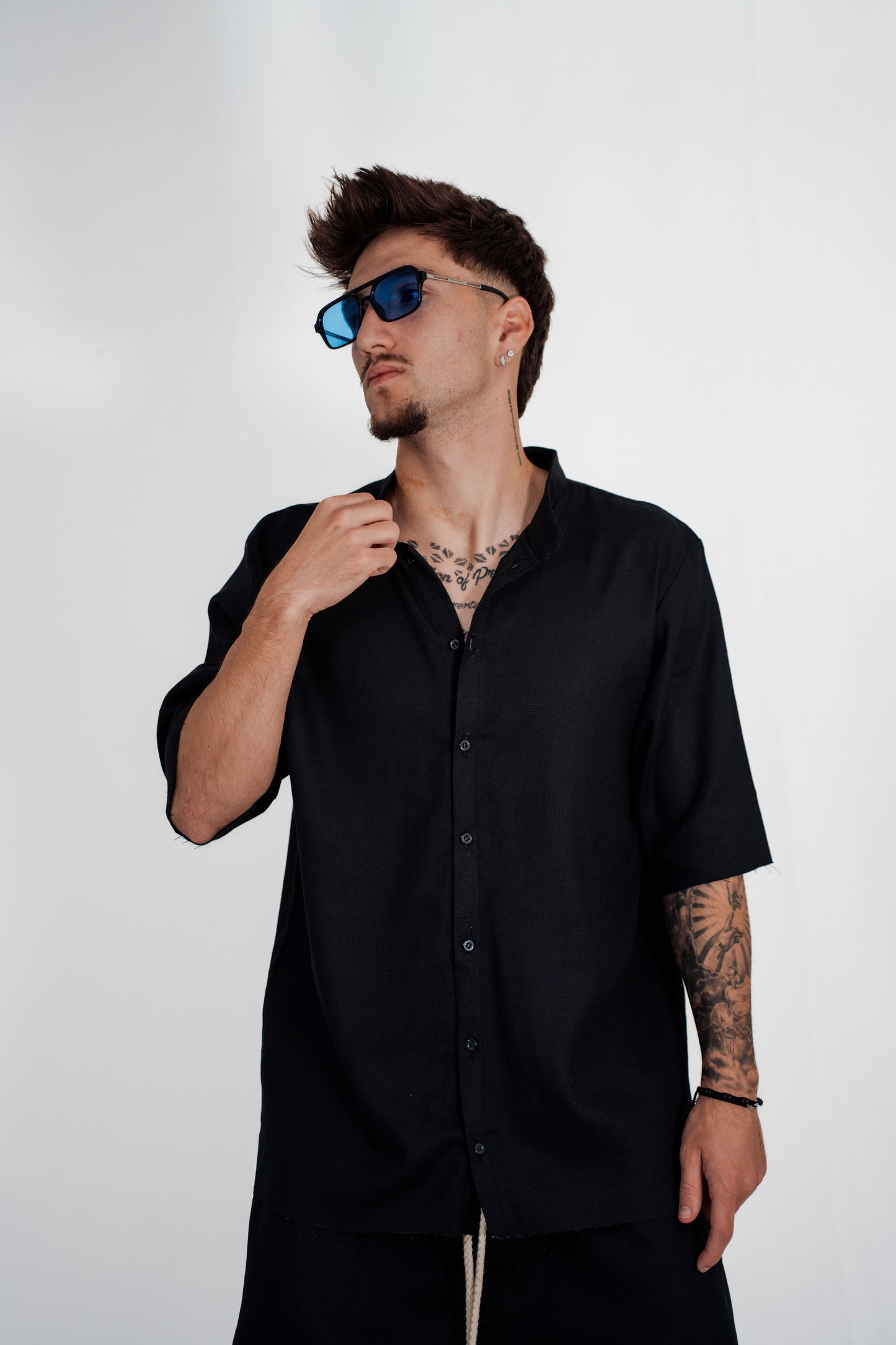Short Shirt " Vento Nero "